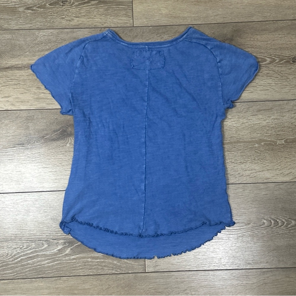 We The Free Be My Baby Tee In Blue - Picture 8 of 10